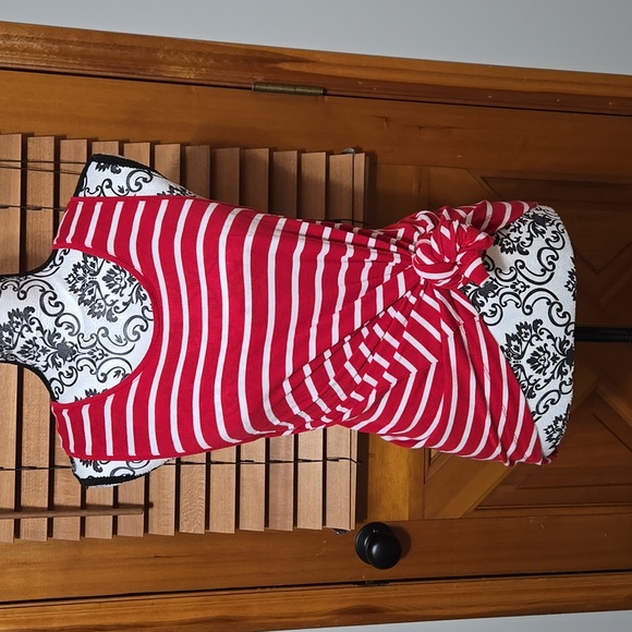 Merona red and white striped tank in medium - Picture 2 of 11